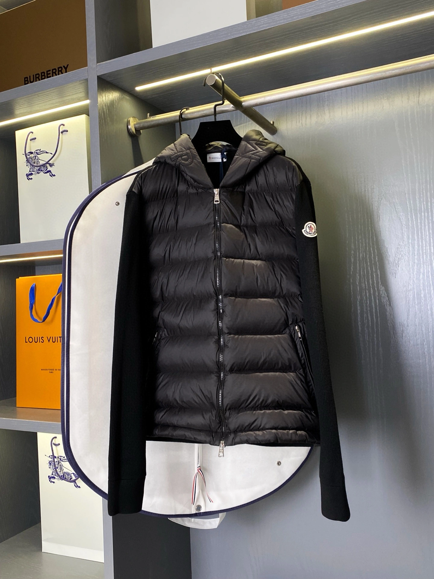 wg.luxury-- 7o9385r Down jacket white goose down wool 3colour item: E-F020J0560-3H